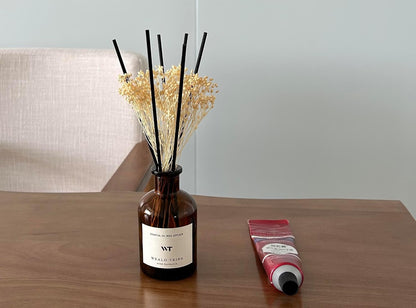 WEALD TRIBE Flower Reed Diffuser Set Eucalyptus & Lavender Scent