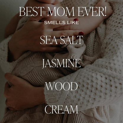 Sweet Water Decor Salt and Sea Candle - Sea Salt, Citrus, Amber, Musk, Beach Scented Soy Candles for Home - 11oz White Glass Jar   Wood Lid, 50  Hour Burn Time, Made in the USA