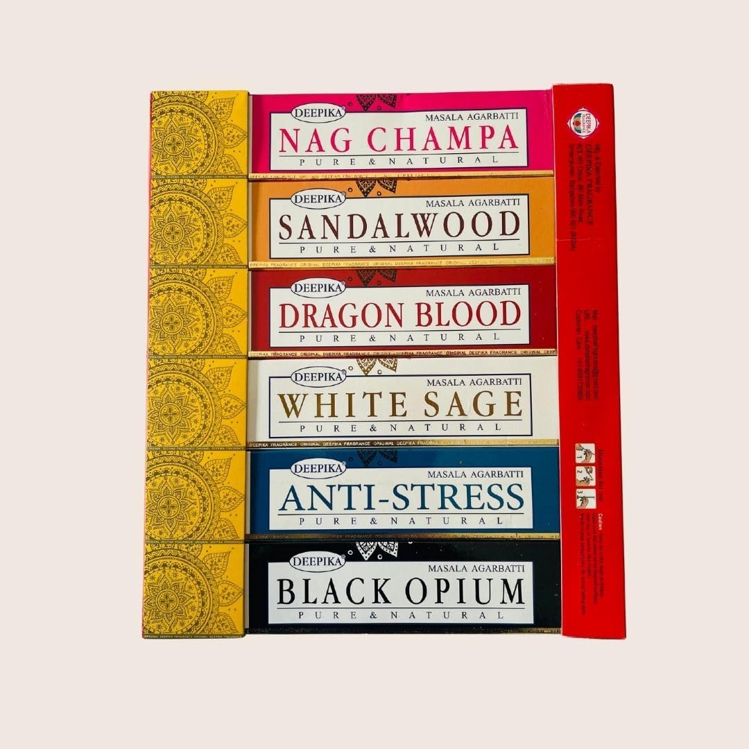 Satya Premium Mix Assorted Incense Sticks Set of 12 Pack | for Meditation, Aromatherapy, Healing, Yoga, Positivity and Relaxation | 180 Sticks (12Packs X 15Sticks)