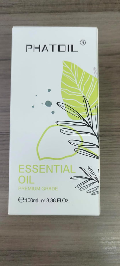 PHATOIL 3.38 FL.OZ Coconut & Vanilla Fragrance Oils for Aromatherapy, Essential Oils for Diffusers for Home, Perfect for Diffuser, Yoga, DIY Candle and Soap Making - 100ml