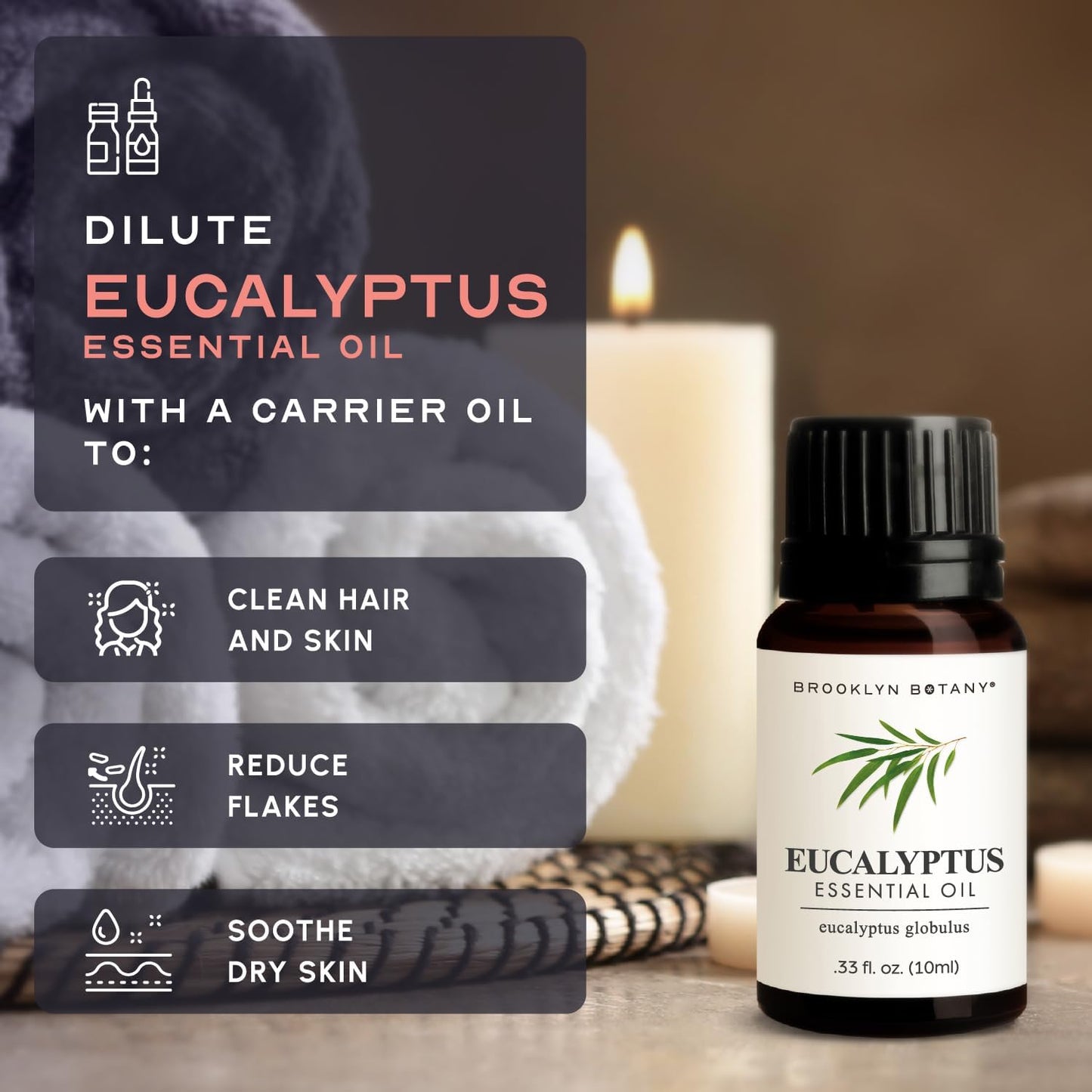 Brooklyn Botany Peppermint Essential Oil - 100% Pure and Natural - Premium Grade with Dropper - for Aromatherapy and Diffuser