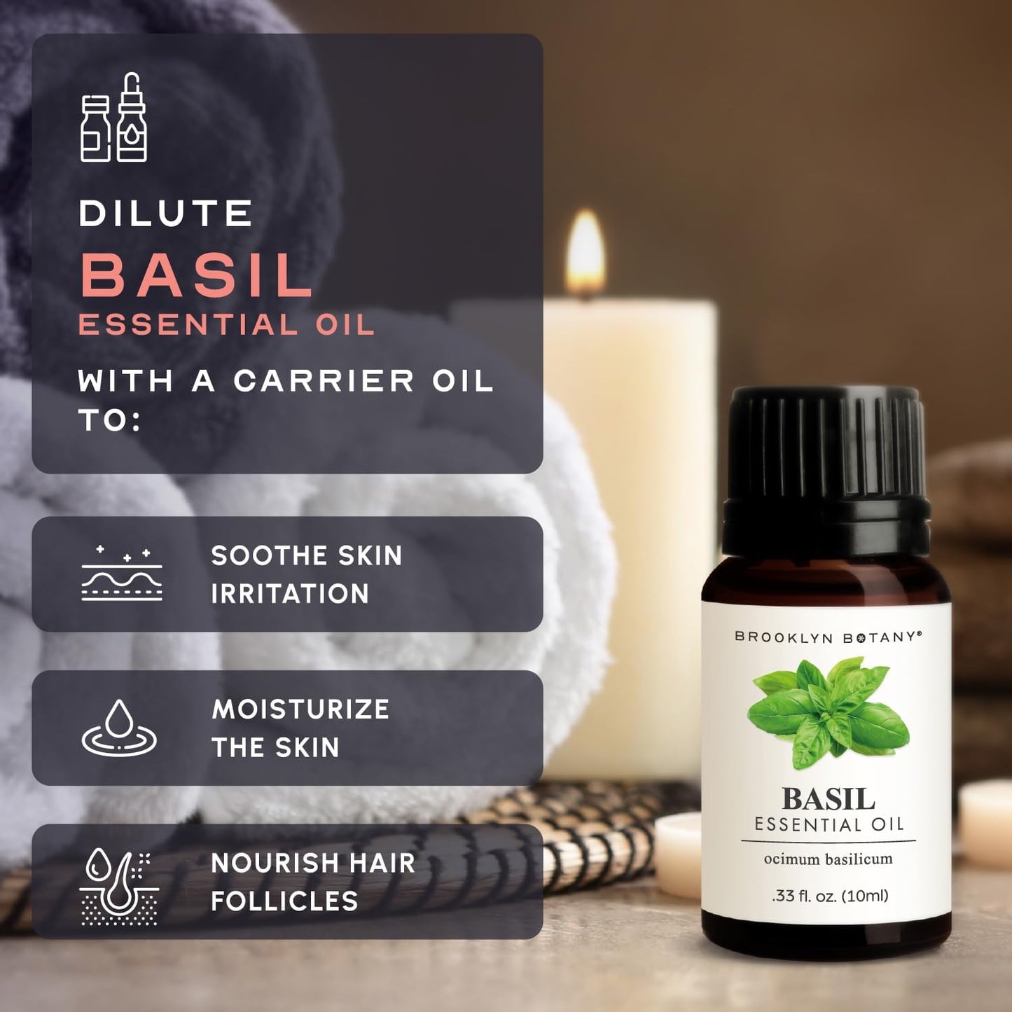 Brooklyn Botany Peppermint Essential Oil - 100% Pure and Natural - Premium Grade with Dropper - for Aromatherapy and Diffuser