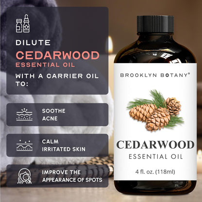 Brooklyn Botany Peppermint Essential Oil - 100% Pure and Natural - Premium Grade with Dropper - for Aromatherapy and Diffuser