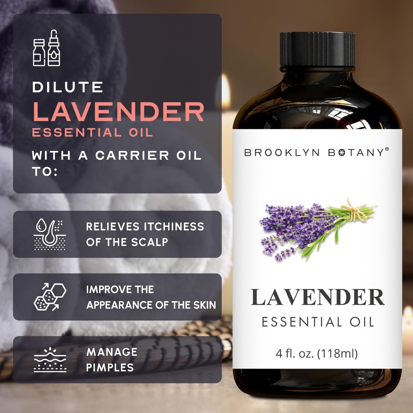 Brooklyn Botany Peppermint Essential Oil - 100% Pure and Natural - Premium Grade with Dropper - for Aromatherapy and Diffuser
