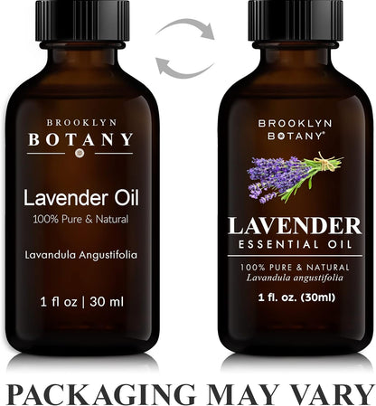Brooklyn Botany Peppermint Essential Oil - 100% Pure and Natural - Premium Grade with Dropper - for Aromatherapy and Diffuser