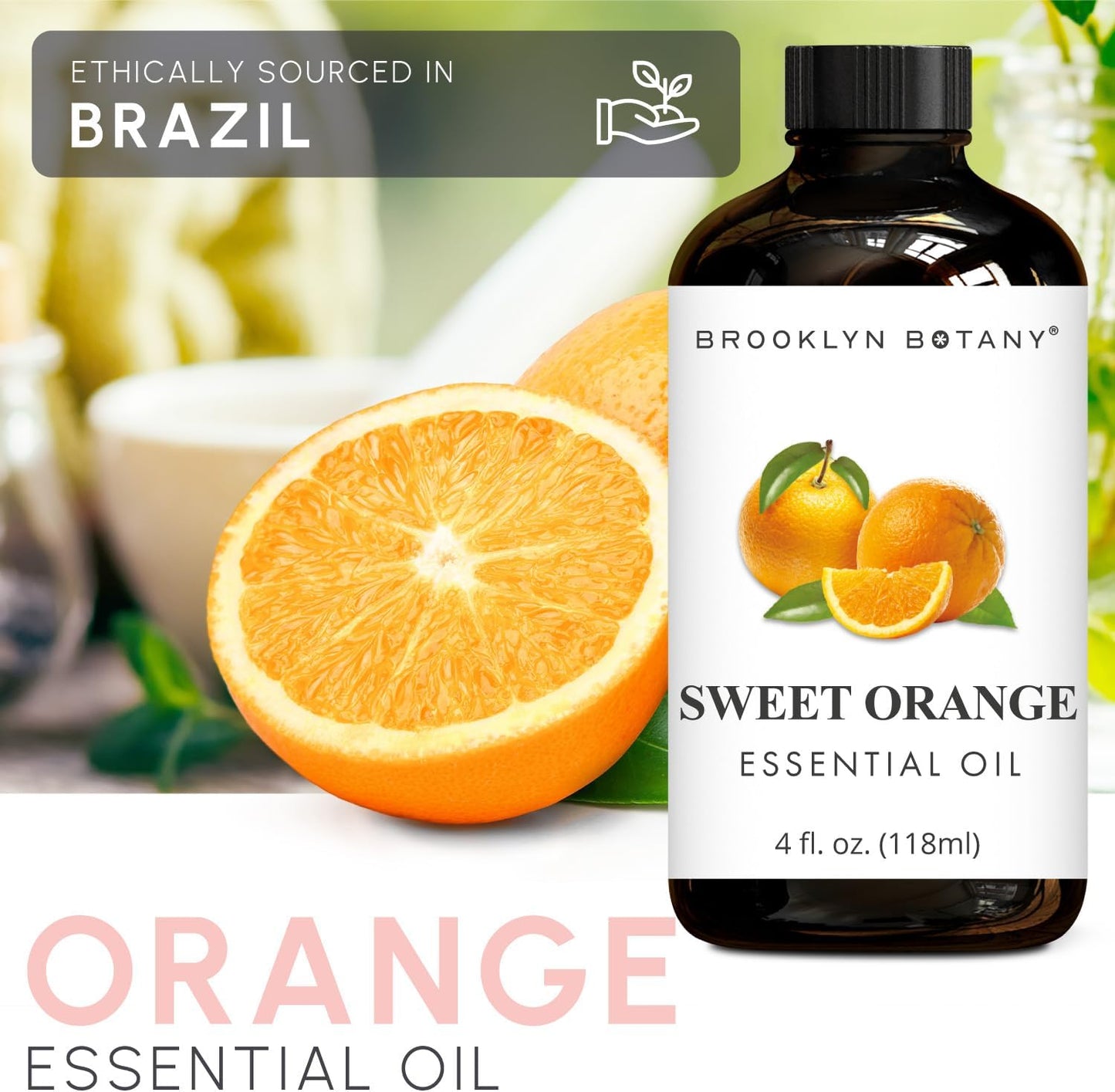 Brooklyn Botany Peppermint Essential Oil - 100% Pure and Natural - Premium Grade with Dropper - for Aromatherapy and Diffuser