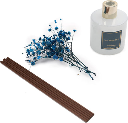 COCORRÍNA Reed Diffuser Set, Clean Linen Scented Diffuser with Sticks Home Fragrance Reed Diffuser for Bathroom Shelf Decor