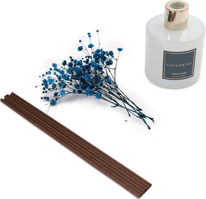 COCORRÍNA Reed Diffuser Set, 6.7 oz Clean Linen Scented Diffuser with Sticks Home Fragrance Reed Diffuser for Bathroom Shelf Decor