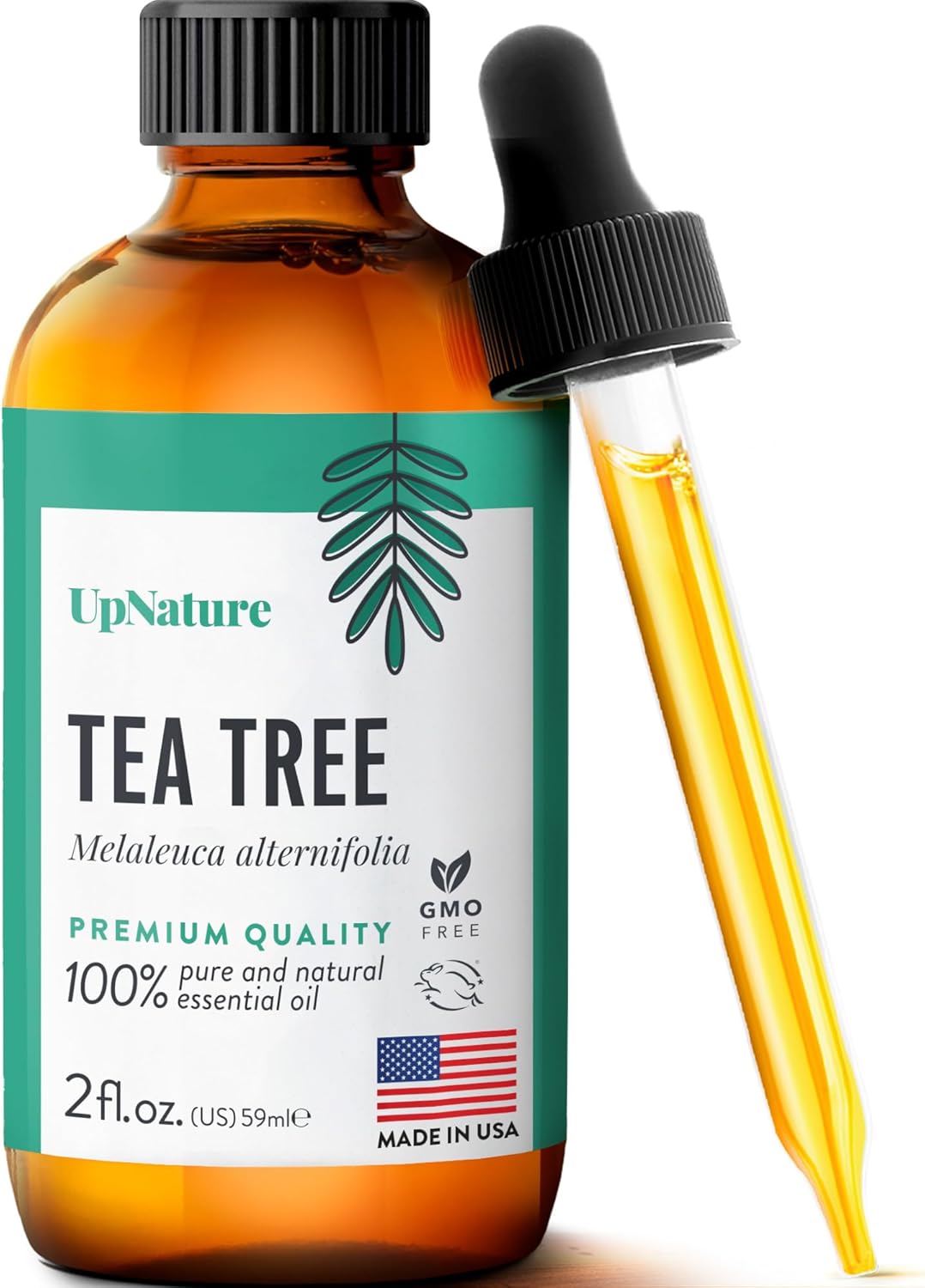 UpNature Organic Tea Tree Oil - 100% Pure Tea Tree Essential Oil