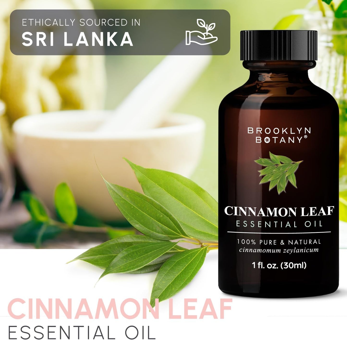 Brooklyn Botany Peppermint Essential Oil - 100% Pure and Natural - Premium Grade with Dropper - for Aromatherapy and Diffuser