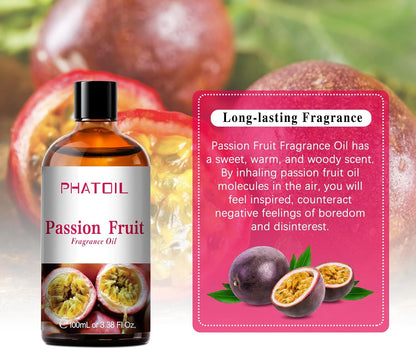 PHATOIL 3.38 FL.OZ Coconut & Vanilla Fragrance Oils for Aromatherapy, Essential Oils for Diffusers for Home, Perfect for Diffuser, Yoga, DIY Candle and Soap Making - 100ml
