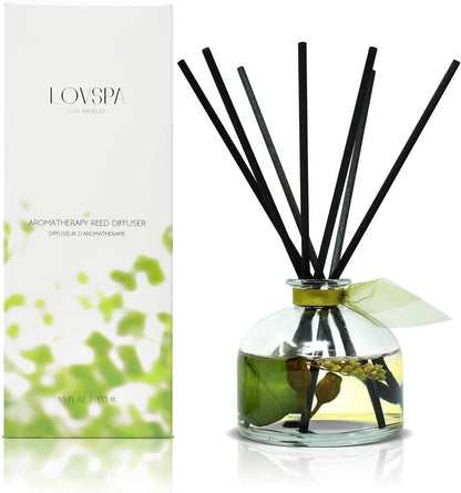 LOVSPA Eucalyptus Essential Oil Reed Diffuser Gift Set | Revive | Fresh Eucalyptus, Sage, Citrus, Bamboo & Mint | Great Aromatherapy Gift for Mom, Dad, Grandma or Aunt