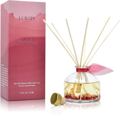 LOVSPA Eucalyptus Essential Oil Reed Diffuser Gift Set | Revive | Fresh Eucalyptus, Sage, Citrus, Bamboo & Mint | Great Aromatherapy Gift for Mom, Dad, Grandma or Aunt