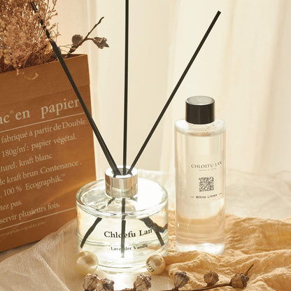 Chloefu LAN Hotel Scented Oil Diffuser Refill 7.05 oz Natural Essential Scented Oil - Best for Aromatherapy, SPA and Home, 0% Alcohol, Unique Blend to Promote Sleep & Relieve Stress