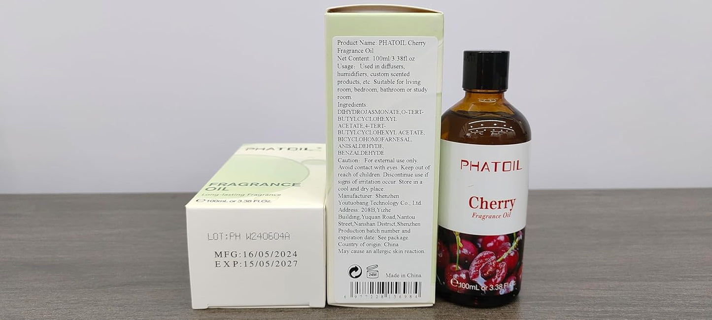 PHATOIL 3.38 FL.OZ Coconut & Vanilla Fragrance Oils for Aromatherapy, Essential Oils for Diffusers for Home, Perfect for Diffuser, Yoga, DIY Candle and Soap Making - 100ml