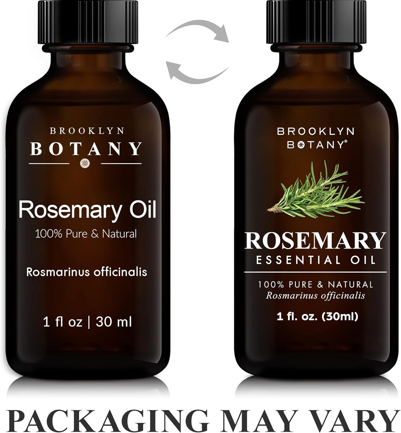 Brooklyn Botany Peppermint Essential Oil - 100% Pure and Natural - Premium Grade with Dropper - for Aromatherapy and Diffuser
