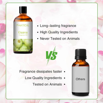 PHATOIL 3.38 FL.OZ Coconut & Vanilla Fragrance Oils for Aromatherapy, Essential Oils for Diffusers for Home, Perfect for Diffuser, Yoga, DIY Candle and Soap Making - 100ml
