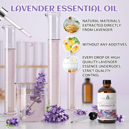 EVOKE OCCU 4 Fl Oz Vanilla Essential Oil, Pure Vanilla Oil for Diffuser, Skin, Humidifier and Relaxation - 118ML