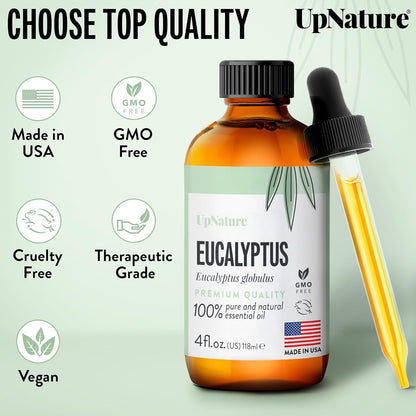 UpNature Organic Tea Tree Oil - 100% Pure Tea Tree Essential Oil
