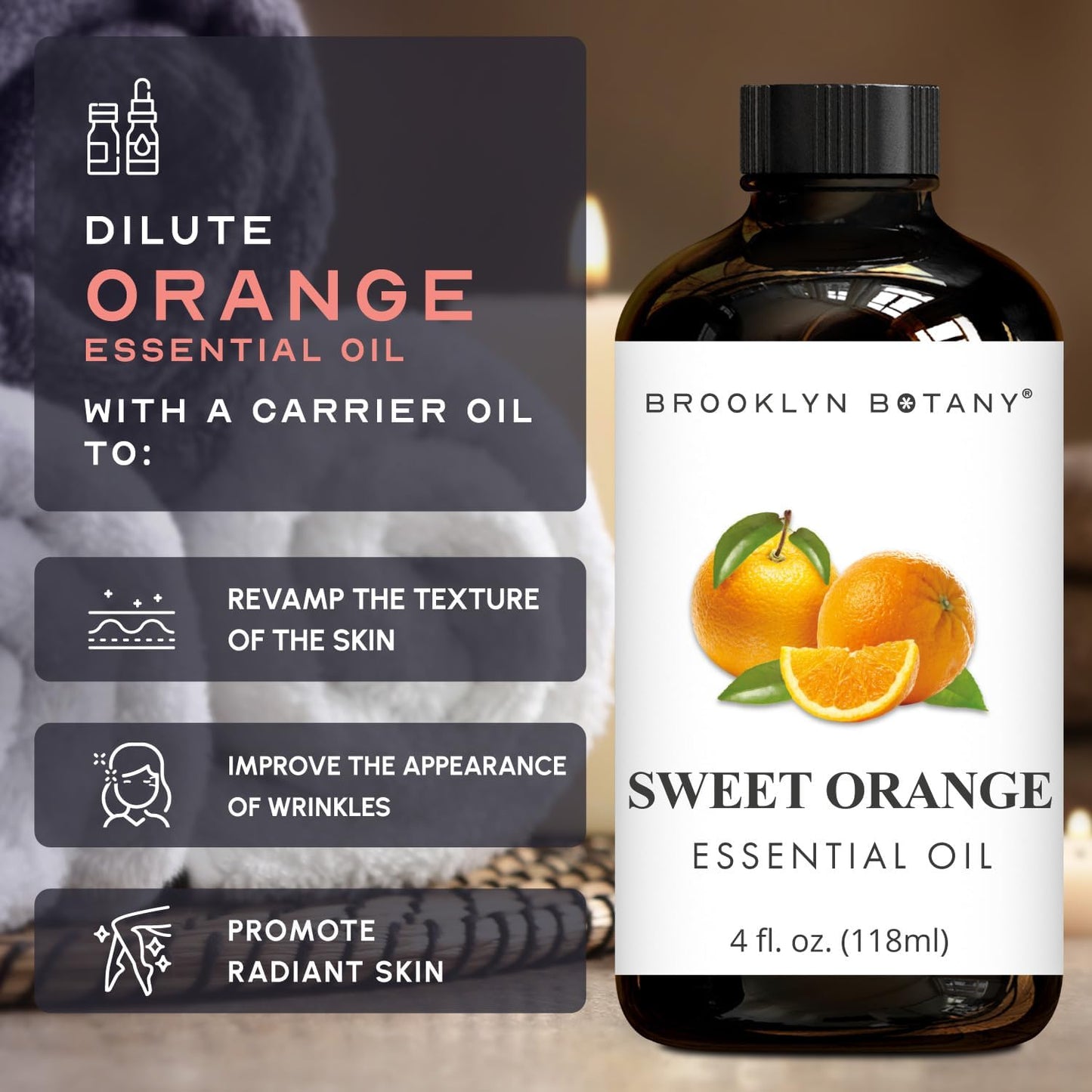Brooklyn Botany Peppermint Essential Oil - 100% Pure and Natural - Premium Grade with Dropper - for Aromatherapy and Diffuser
