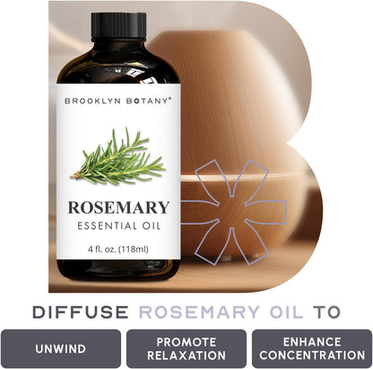 Brooklyn Botany Peppermint Essential Oil - 100% Pure and Natural - Premium Grade with Dropper - for Aromatherapy and Diffuser