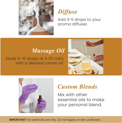 Lavender Essential Oil - Huge 4 Fl Oz - 100% Pure and Natural - Premium Grade Essential Oil for Diffuser and Aromatherapy