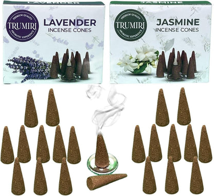 Incense Cones Combo Pack - 10 Cedar   10 Pine Scented Cones