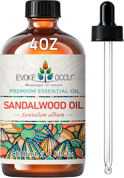 EVOKE OCCU 4 Fl Oz Vanilla Essential Oil, Pure Vanilla Oil for Diffuser, Skin, Humidifier and Relaxation - 118ML