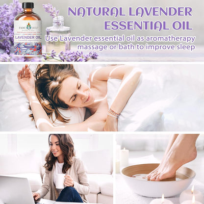 EVOKE OCCU 4 Fl Oz Vanilla Essential Oil, Pure Vanilla Oil for Diffuser, Skin, Humidifier and Relaxation - 118ML