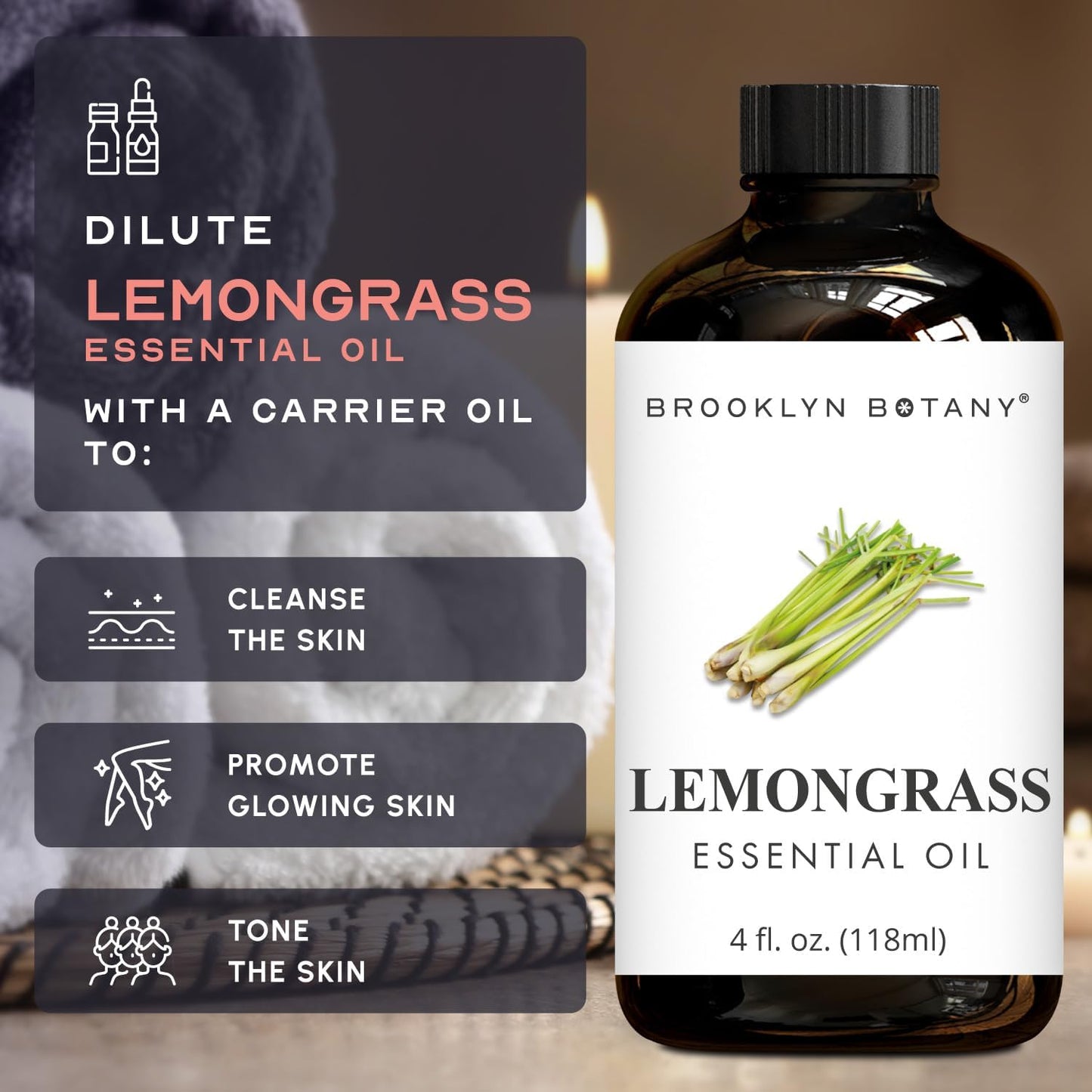 Brooklyn Botany Peppermint Essential Oil - 100% Pure and Natural - Premium Grade with Dropper - for Aromatherapy and Diffuser
