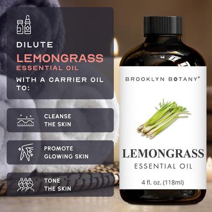 Brooklyn Botany Peppermint Essential Oil - 100% Pure and Natural - Premium Grade with Dropper - for Aromatherapy and Diffuser
