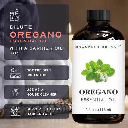 Brooklyn Botany Peppermint Essential Oil - 100% Pure and Natural - Premium Grade with Dropper - for Aromatherapy and Diffuser