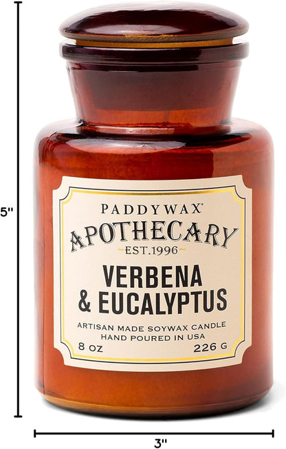 Paddywax Scented Candles Artisan Apothecary Candle, 8-Ounce