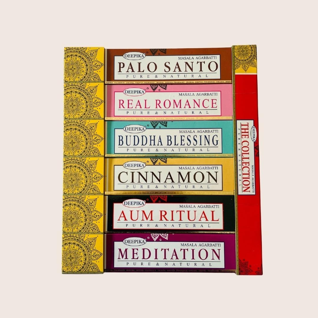 Satya Premium Mix Assorted Incense Sticks Set of 12 Pack | for Meditation, Aromatherapy, Healing, Yoga, Positivity and Relaxation | 180 Sticks (12Packs X 15Sticks)