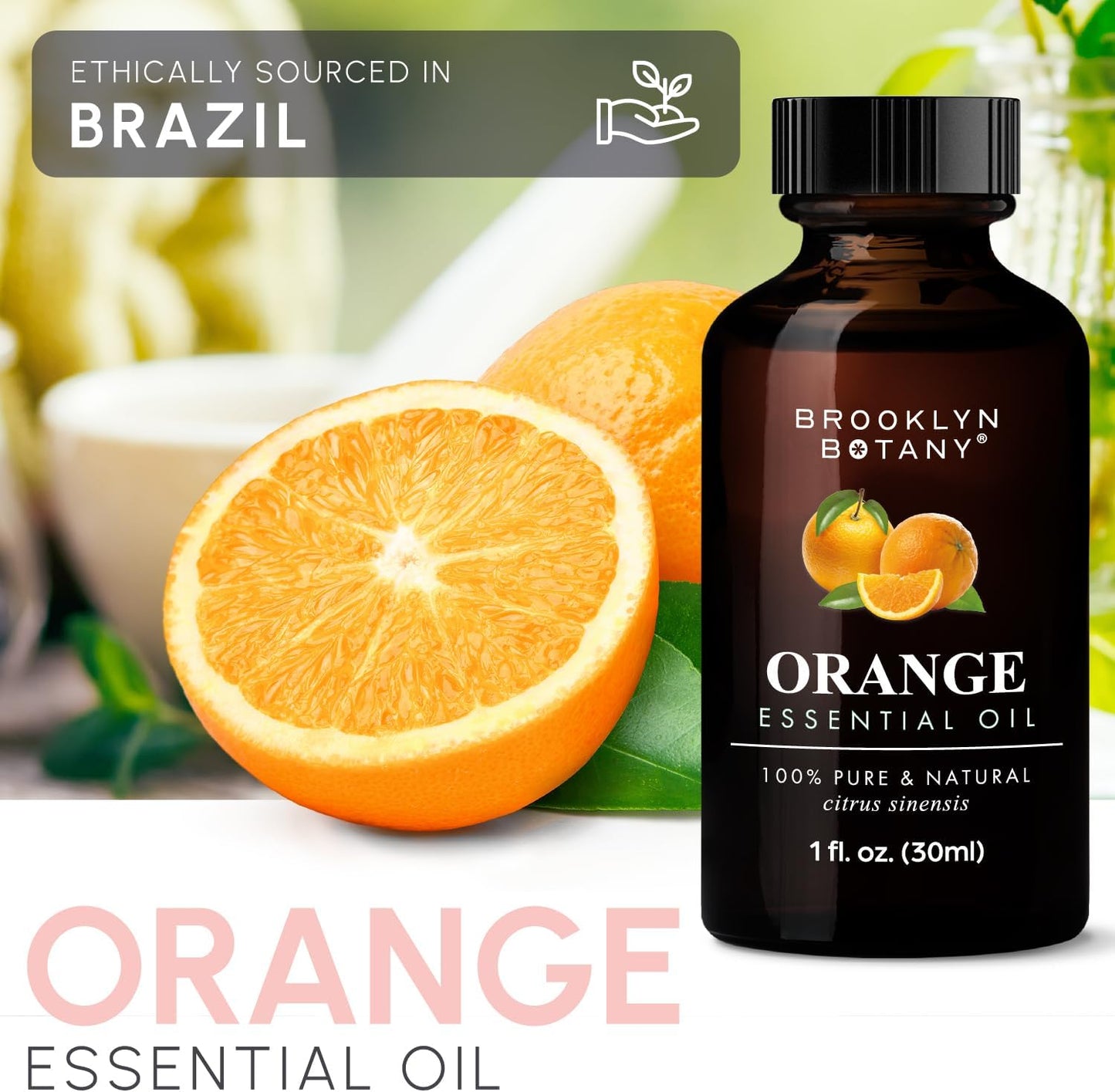 Brooklyn Botany Peppermint Essential Oil - 100% Pure and Natural - Premium Grade with Dropper - for Aromatherapy and Diffuser