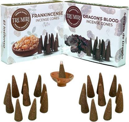 Incense Cones Combo Pack - 10 Cedar   10 Pine Scented Cones