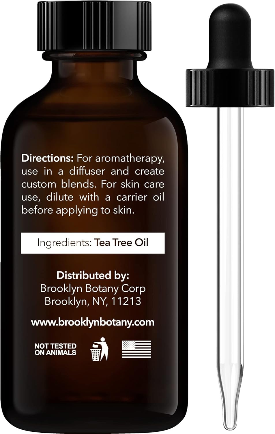 Brooklyn Botany Peppermint Essential Oil - 100% Pure and Natural - Premium Grade with Dropper - for Aromatherapy and Diffuser