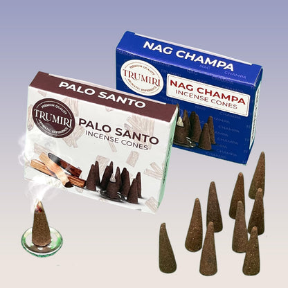 Incense Cones Combo Pack - 10 Cedar   10 Pine Scented Cones