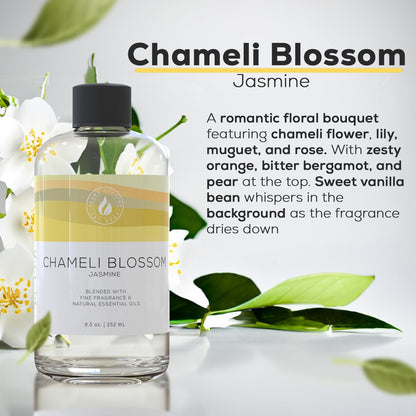Aroma Country White Tea Diffuser Oil - Luxury Essential Oils for Diffuser Refill & Air Freshener Room Spray, Long-Lasting, Natural Home Fragrance and Hotel Scent for Diffusers & Machines - 8.5 Fl. oz