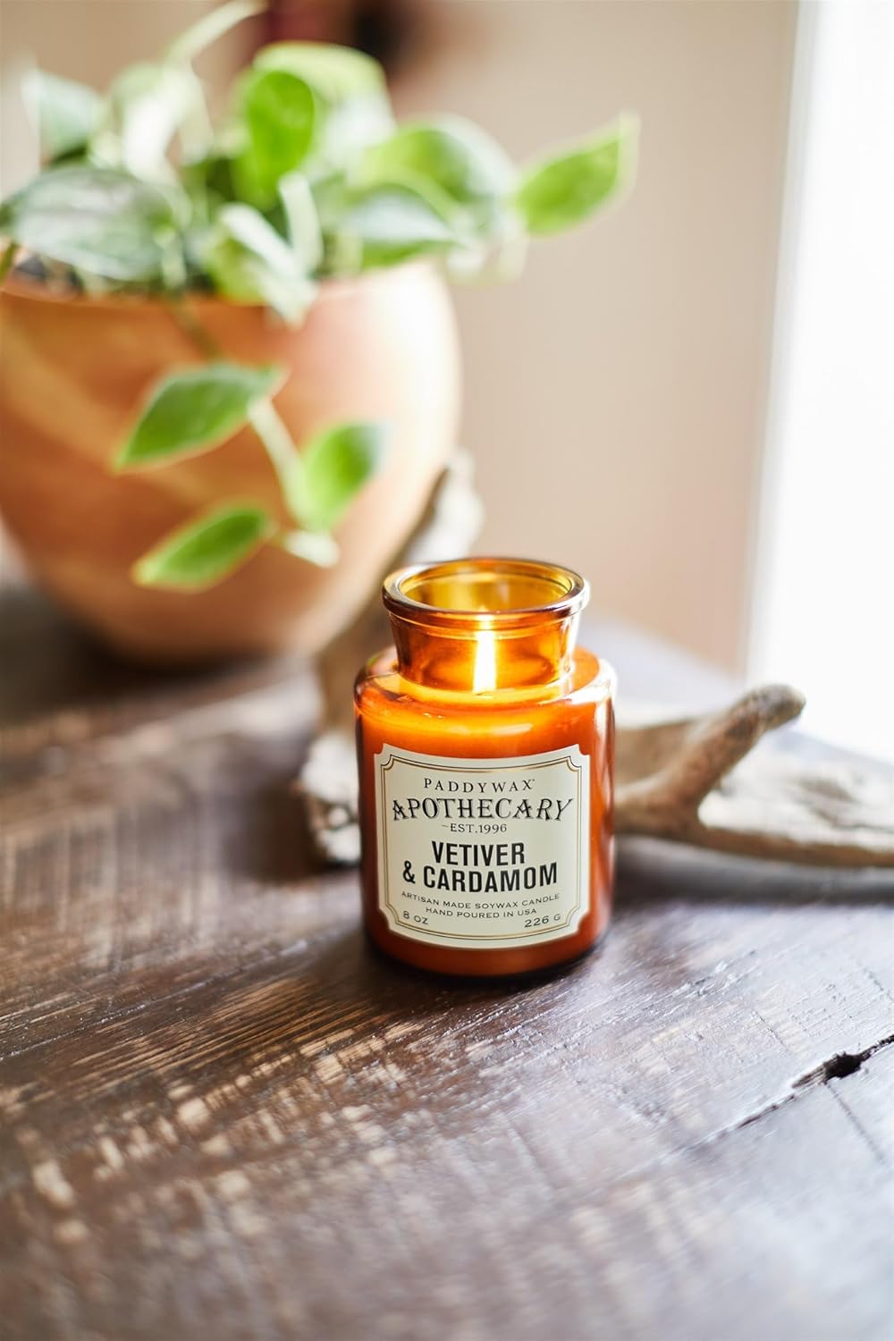 Paddywax Scented Candles Artisan Apothecary Candle, 8-Ounce