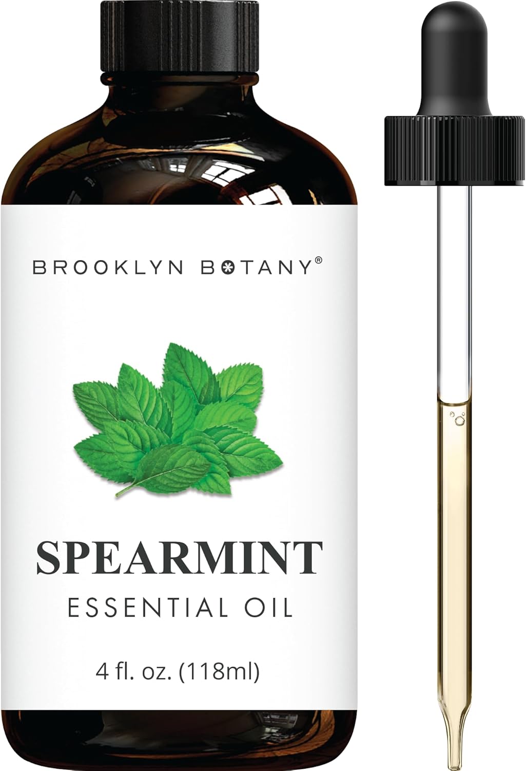 Brooklyn Botany Peppermint Essential Oil - 100% Pure and Natural - Premium Grade with Dropper - for Aromatherapy and Diffuser