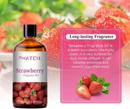 PHATOIL 3.38 FL.OZ Coconut & Vanilla Fragrance Oils for Aromatherapy, Essential Oils for Diffusers for Home, Perfect for Diffuser, Yoga, DIY Candle and Soap Making - 100ml