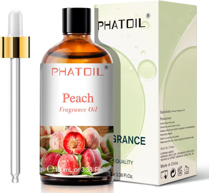 PHATOIL 3.38 FL.OZ Coconut & Vanilla Fragrance Oils for Aromatherapy, Essential Oils for Diffusers for Home, Perfect for Diffuser, Yoga, DIY Candle and Soap Making - 100ml