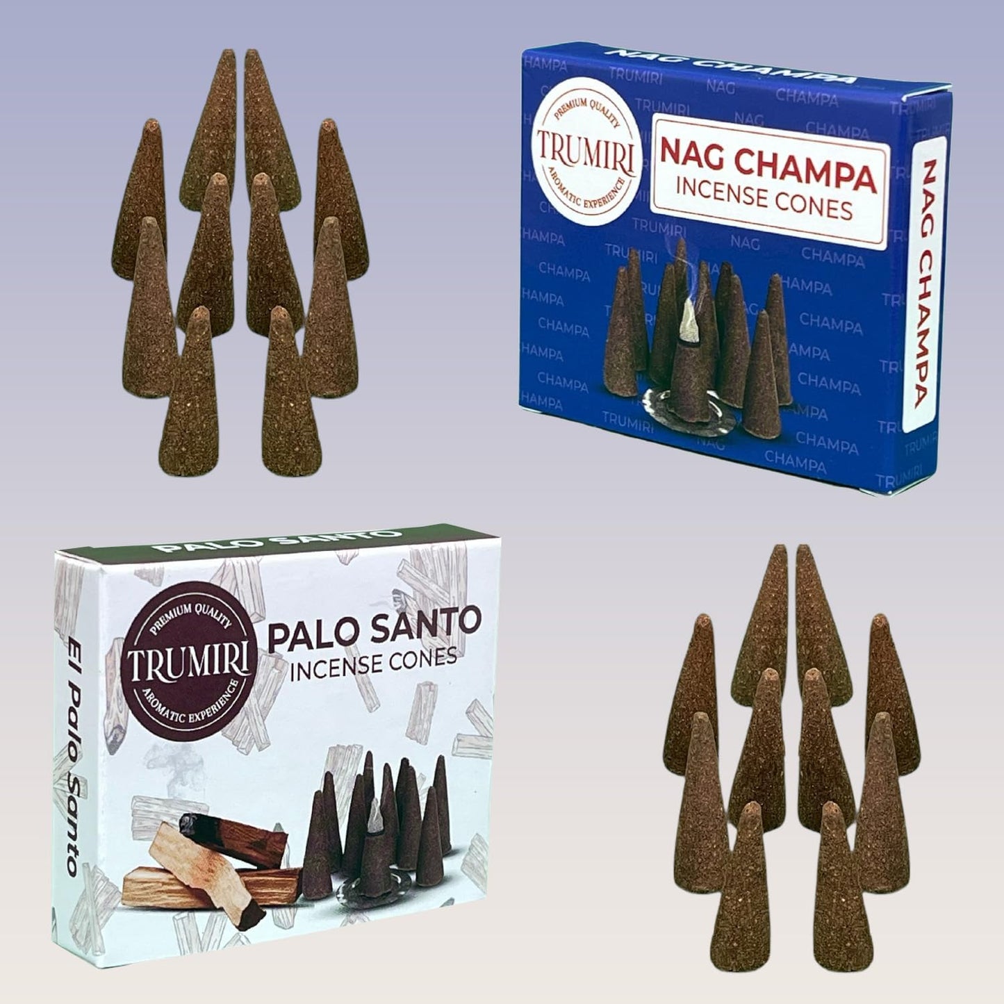 Incense Cones Combo Pack - 10 Cedar   10 Pine Scented Cones