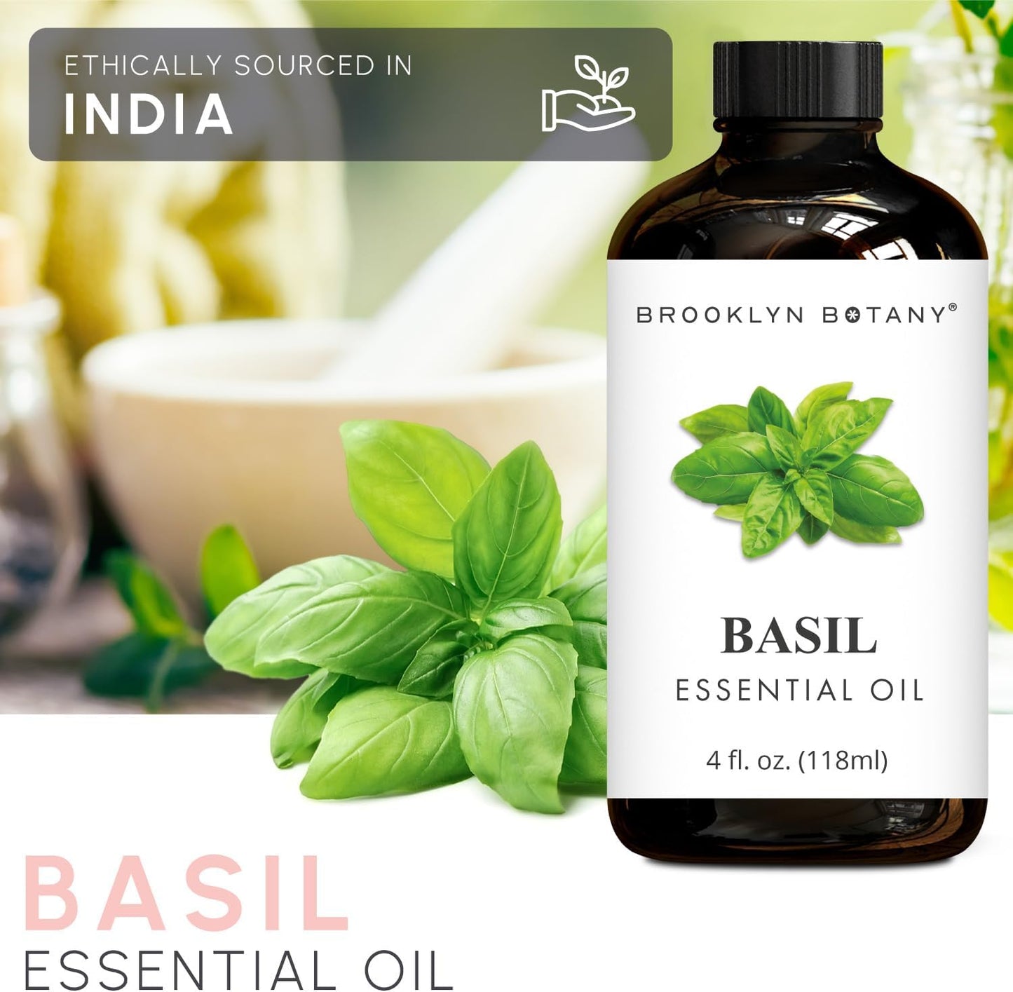 Brooklyn Botany Peppermint Essential Oil - 100% Pure and Natural - Premium Grade with Dropper - for Aromatherapy and Diffuser