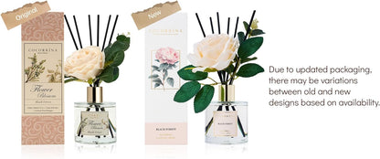COCORRÍNA Reed Diffuser Set, Clean Linen Scented Diffuser with Sticks Home Fragrance Reed Diffuser for Bathroom Shelf Decor