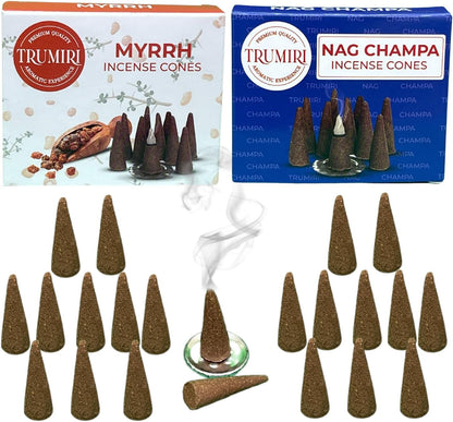 Incense Cones Combo Pack - 10 Cedar   10 Pine Scented Cones