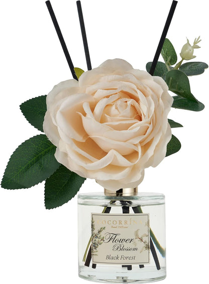 COCORRÍNA Reed Diffuser Set, Clean Linen Scented Diffuser with Sticks Home Fragrance Reed Diffuser for Bathroom Shelf Decor