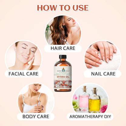 EVOKE OCCU 4 Fl Oz Vanilla Essential Oil, Pure Vanilla Oil for Diffuser, Skin, Humidifier and Relaxation - 118ML