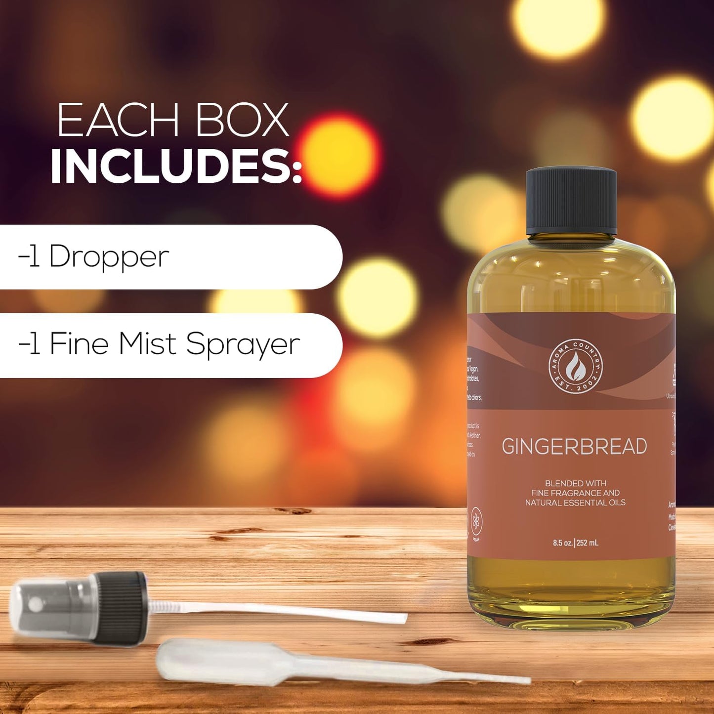 Aroma Country White Tea Diffuser Oil - Luxury Essential Oils for Diffuser Refill & Air Freshener Room Spray, Long-Lasting, Natural Home Fragrance and Hotel Scent for Diffusers & Machines - 8.5 Fl. oz